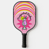 Raquette De Pickleball Pickleball personnalisé Dinker désigné rose (Verso)