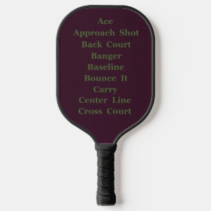 Raquette De Pickleball Pickleball Phrases Discours Et Mots