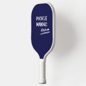 Raquette De Pickleball Pickleball PickleManiac Nom Moderne drôle Bleu (Gauche)