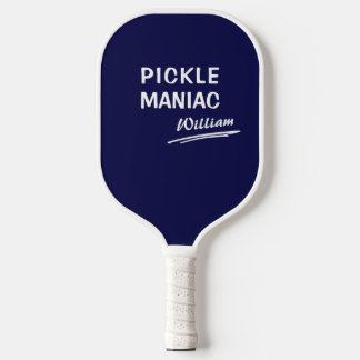 Raquette De Pickleball Pickleball PickleManiac Nom Moderne drôle Bleu