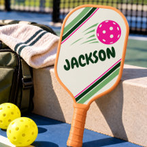 Pickleball pour enfants Nom personnalisé Numéro &