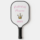 Raquette De Pickleball Pickleball Princess Gold Parties scintillant Nom p (Recto)