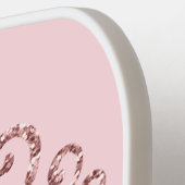 Raquette De Pickleball Pickleball Princess Monogramme rose (Détail gauche)