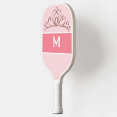 Raquette De Pickleball Pickleball Princess Monogramme rose (Gauche)
