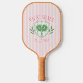 Raquette De Pickleball Pickleball Queen Nom personnalisé Monogramme (Recto)