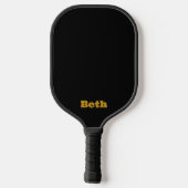 Raquette De Pickleball Pickleball Queen paddle noir/or - personnaliser (Verso)