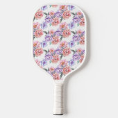 Raquette De Pickleball Pickleball rose et violet pédoncule (Verso)