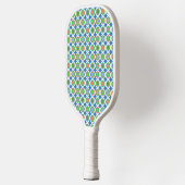 Raquette De Pickleball Pickleball Summer Polka Dot Orange Green Blue Ball (Gauche)