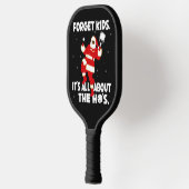 Raquette De Pickleball Pickleball Tout sur les Dinks drôle Père Noël Blac (Gauche)