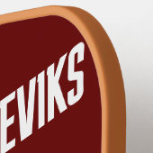 RAQUETTE DE PICKLEBALL PICKLEBALLSHEVIKS (Détail gauche)