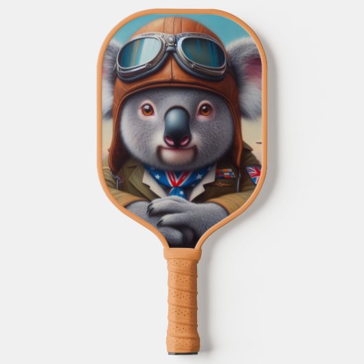 Raquette De Pickleball Pilote d'avion Koala (Recto)