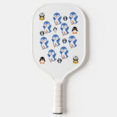 Raquette de Pickleball Pingouins Mignons (Verso)