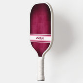 Raquette De Pickleball Pink and White Personalized Pickleball Paddle (Gauche)
