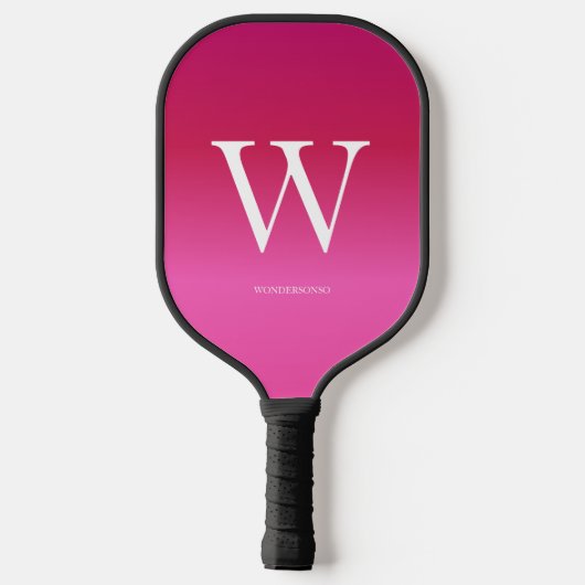Raquette De Pickleball Pink Gradient (Verso)