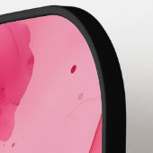 Raquette De Pickleball Pink on Pink Abstract (Détail gauche)