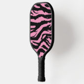 Raquette De Pickleball Pink Zebra Imprimer Motif animal (Gauche)