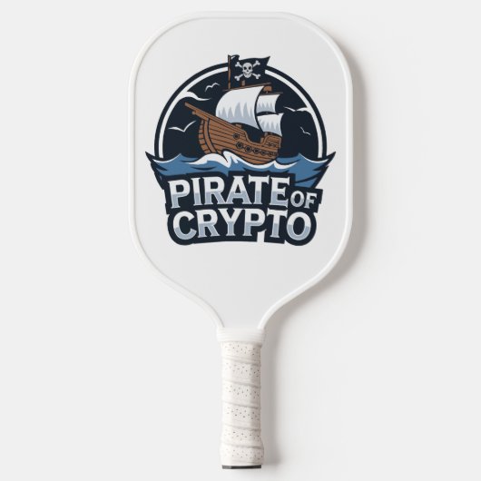 Raquette De Pickleball Pirate de Crypto (Recto)