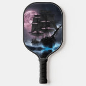Raquette De Pickleball Pirate Ship foudre fraise lune Personnaliser (Recto)
