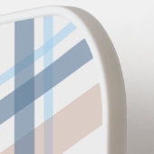 Raquette De Pickleball Plaid Prépa – Bleu Hampton (Détail gauche)