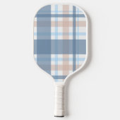 Raquette De Pickleball Plaid Prépa – Bleu Hampton (Verso)