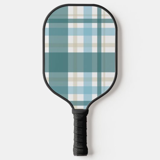 Raquette De Pickleball Plaid Prépa – Vert Côtiers (Recto)