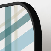 Raquette De Pickleball Plaid Prépa – Vert Côtiers (Détail gauche)