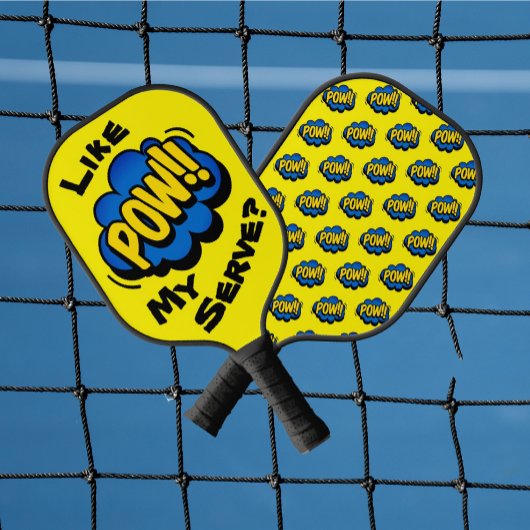 Raquette De Pickleball Plaisir Retro Pop Art Pickleball Paddle
