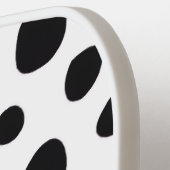 Raquette De Pickleball Playful Energy Dalmatian Inspired Dotted Spots (Détail gauche)