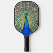 Raquette De Pickleball Plumage bleu Peacock (Recto)