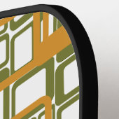 Raquette De Pickleball Plus D'Ouverture Des Rectangles Modernes Du Milieu (Détail gauche)