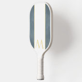 Raquette De Pickleball Poignée blanche grise bleutée Monogram (Gauche)
