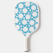 Raquette De Pickleball Point Polka bleu clair (Verso)