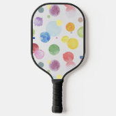 Raquette De Pickleball Points d'aquarelle 1 (Verso)
