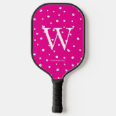 Raquette De Pickleball Points roses (Verso)