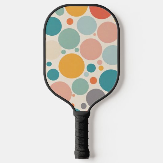 Raquette De Pickleball Pois coloré (Recto)
