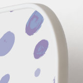 Raquette De Pickleball pois peint à la main (Détail gauche)