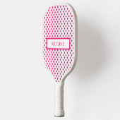 Raquette De Pickleball Pois rose (Gauche)