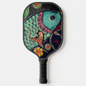 Raquette De Pickleball Poisson décoratif Mosaic Koi Design (Recto)