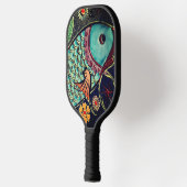 Raquette De Pickleball Poisson décoratif Mosaic Koi Design (Gauche)