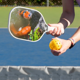 Raquette De Pickleball Poisson Koi dans un étang