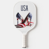 Raquette De Pickleball Pompes à drapeau américain (Verso)