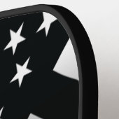 Raquette De Pickleball Pompier de l'année Employé Red Line Drapeau (Détail gauche)