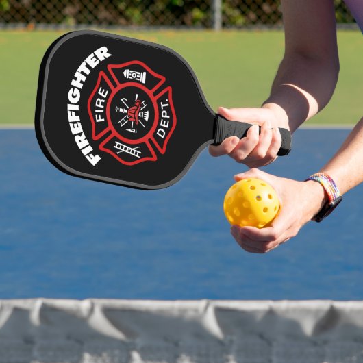 Raquette De Pickleball Pompier du service des incendies (Insitu)