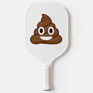 Raquette De Pickleball poop emoji