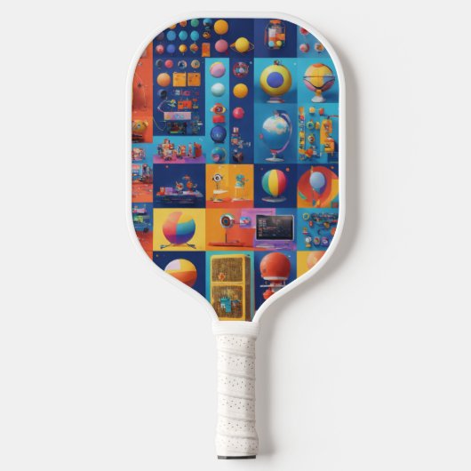 Raquette De Pickleball Pop couleur (Recto)