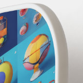 Raquette De Pickleball Pop couleur (Détail gauche)