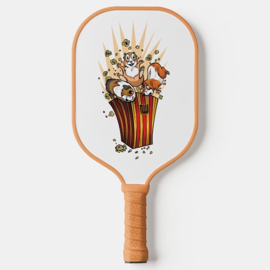 Raquette De Pickleball Popcorn de cochons de Guinée (Recto)