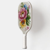 Raquette De Pickleball Porcelaine Inspiré Floral (Gauche)