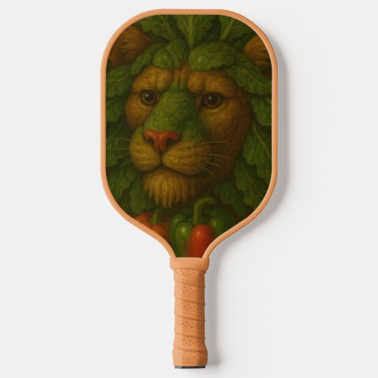 Raquette De Pickleball Portrait de Lion Renaissance (Recto)