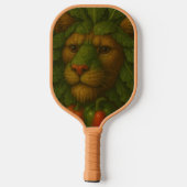 Raquette De Pickleball Portrait de Lion Renaissance (Verso)